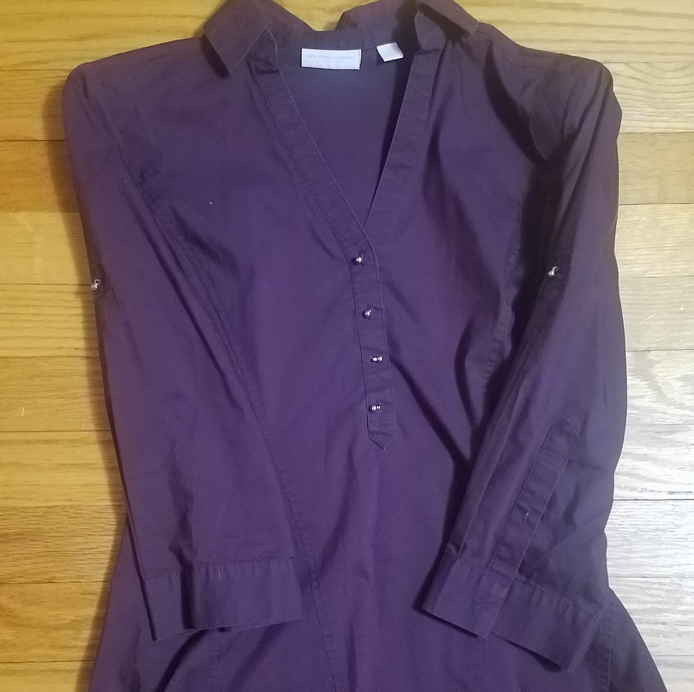 Purple blouse